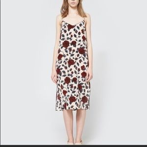 Ganni Elmira floral-print silk dress